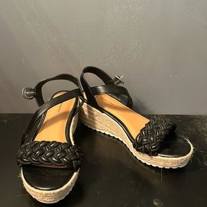 Walmart faux leather platforms
